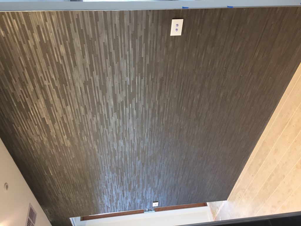 floor to ceiling mosaic feature tiles